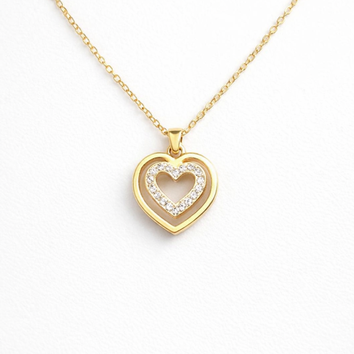 Collar Corazón Dorado